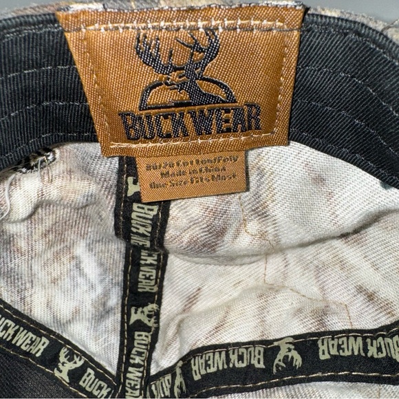 Buck Wear Deer Predator Distressed Baseball Trucker Cap, One Sz - Picture 11 of 11